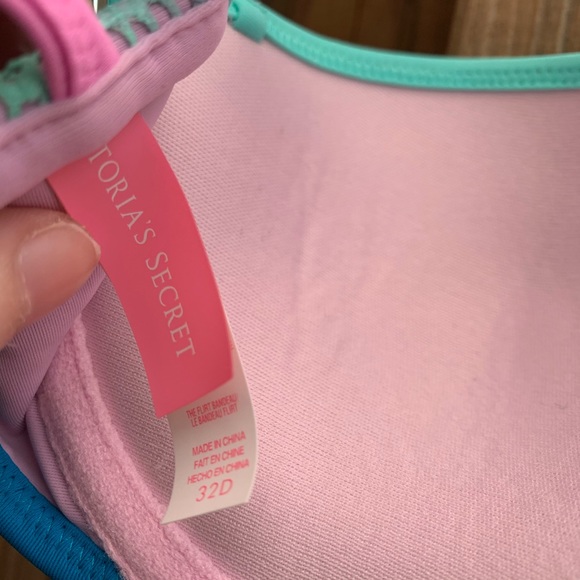 Victoria’s Secret Strapless Bikini Top Sz 32D - Picture 3 of 5